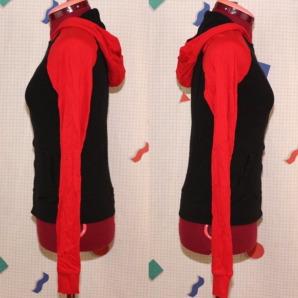 Chor black and red hoodie - Picture 4 of 5